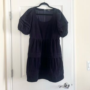 Madewell Blue Corduroy Dress
